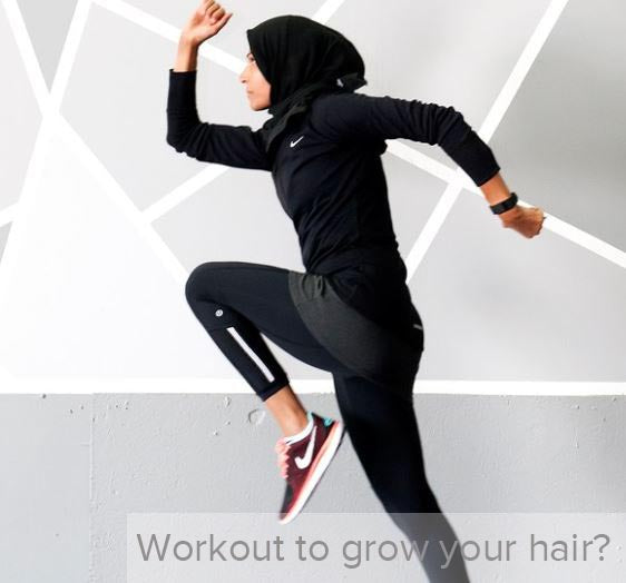 Can exercise cause more hair growth?